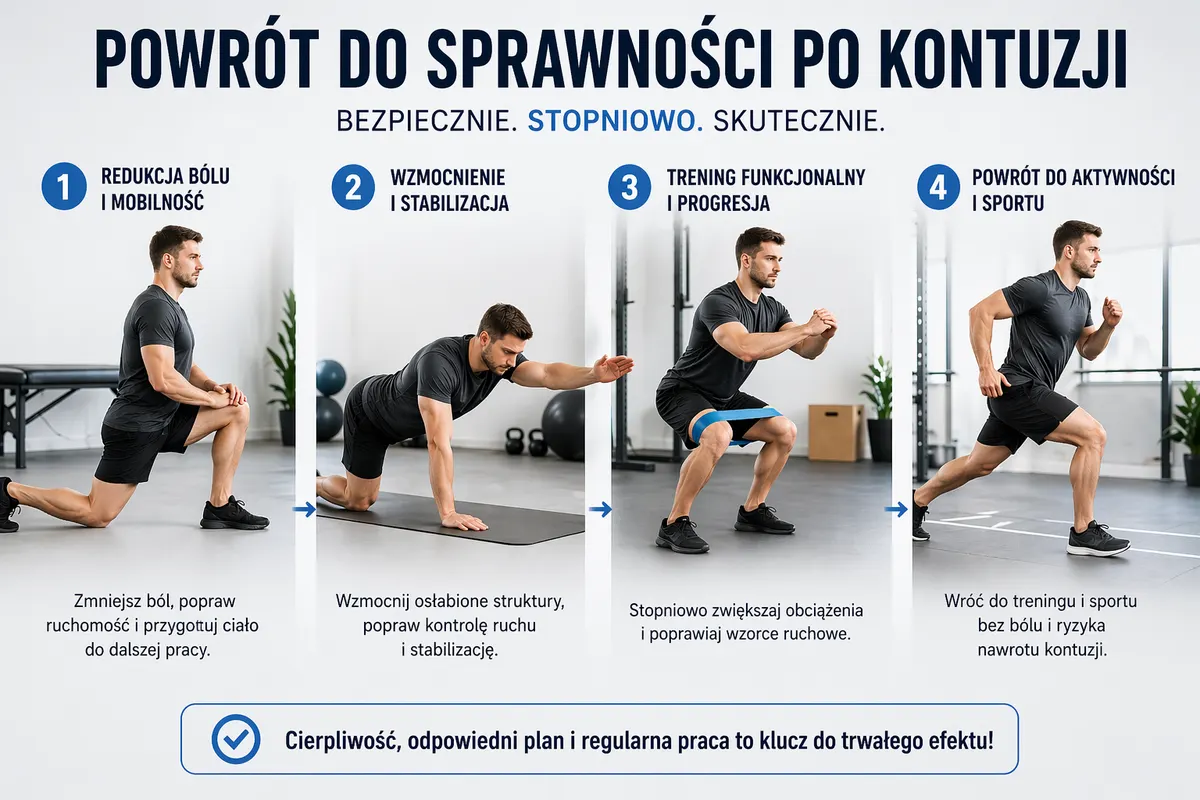 jak wrócić do sprawności po kontuzji – trening i rehabilitacja