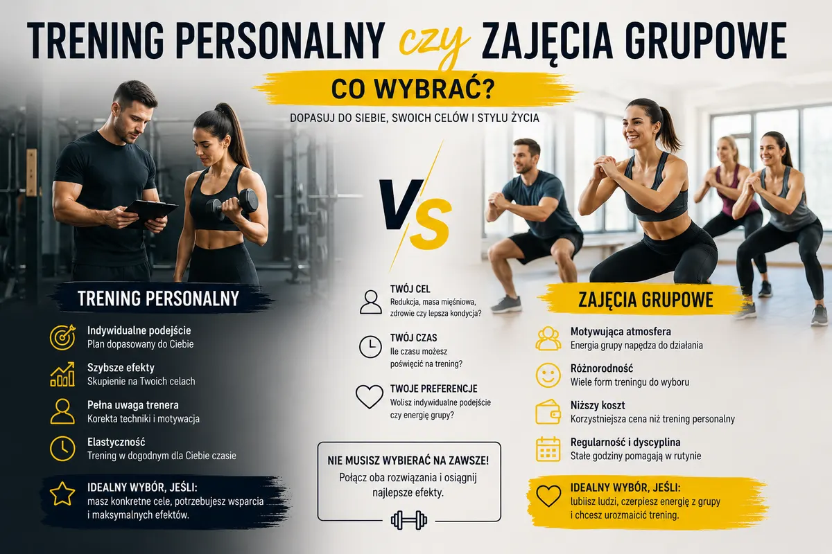 Trening personalny czy grupowy Trening personalny czy grupowy – co wybrać