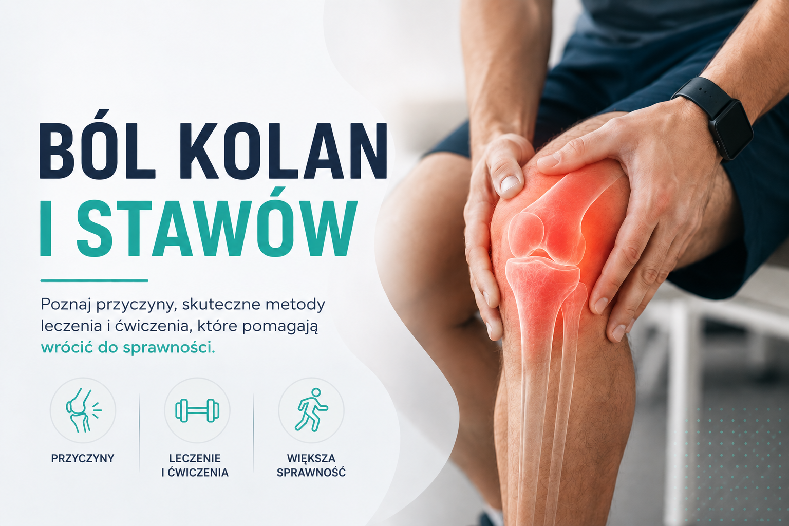 Ból kolan i stawów – przyczyny przeciążenia i jak wrócić do sprawności